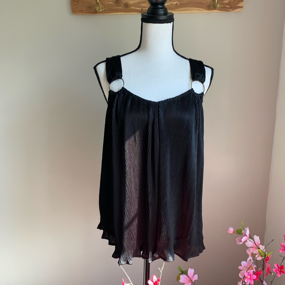 Pleated Swing Tank Top